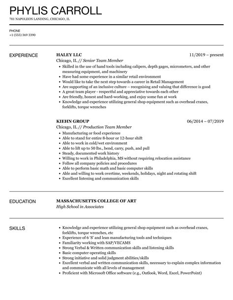 Insurance team leader resume